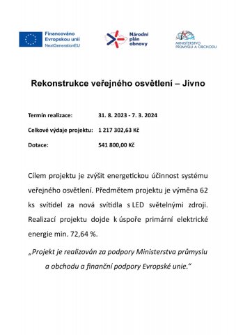 Úvodní stránka - box pod kalendářem - Projekty